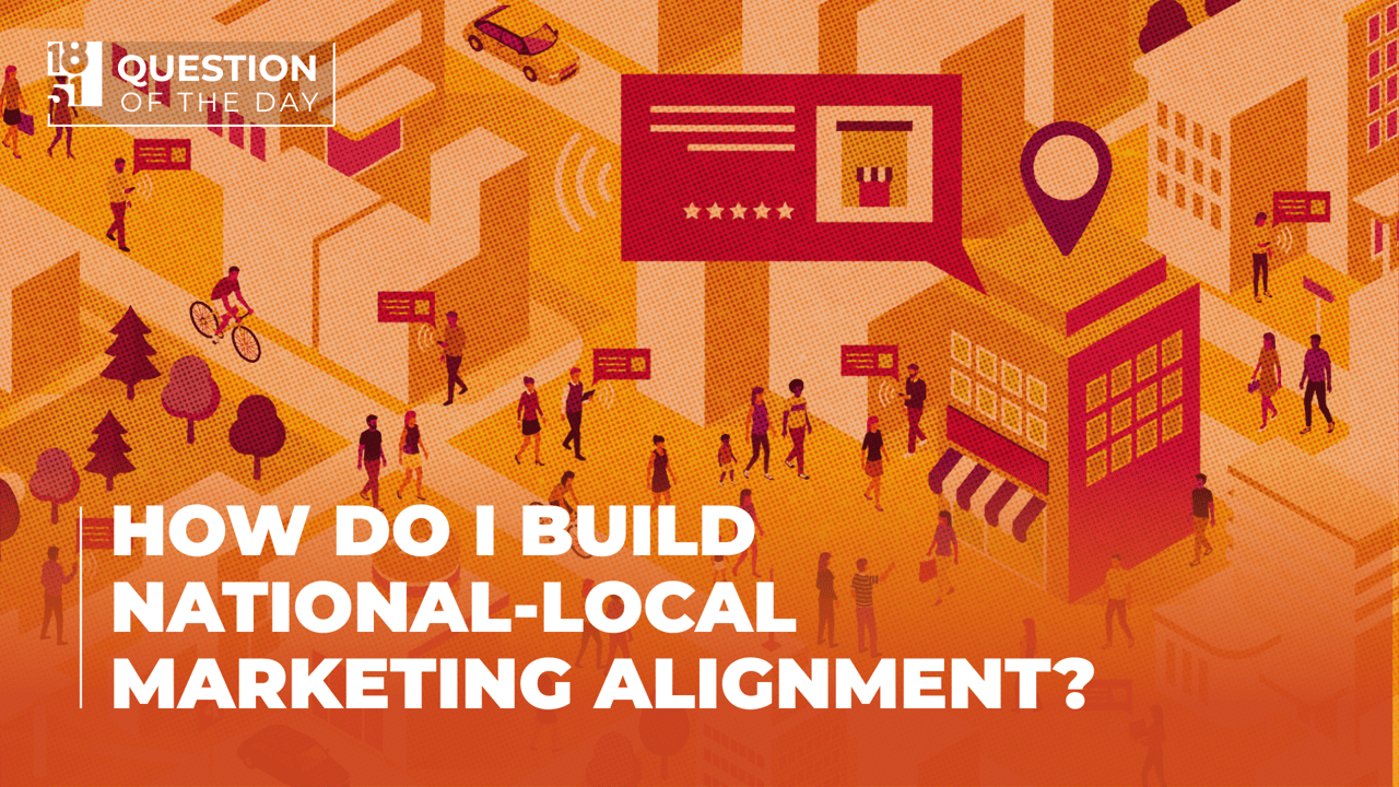 Stock Image: How Do I Build National-Local Marketing Alignment?