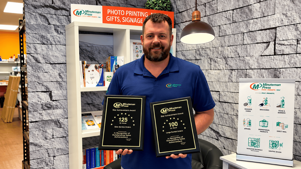 Kenny Clark, Minuteman Press Franchise Owner, McKinney, Texas.