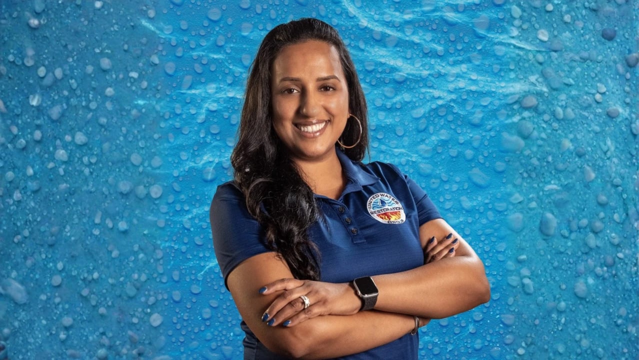 image of water restoration group franchisee owner Geetika Casmon accountant to entrepreneur
