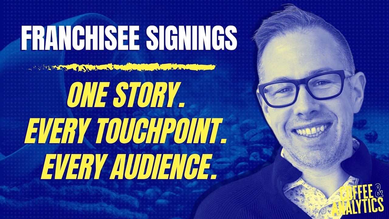 image of coffee and analytics episode with nick powills on franchisee signings