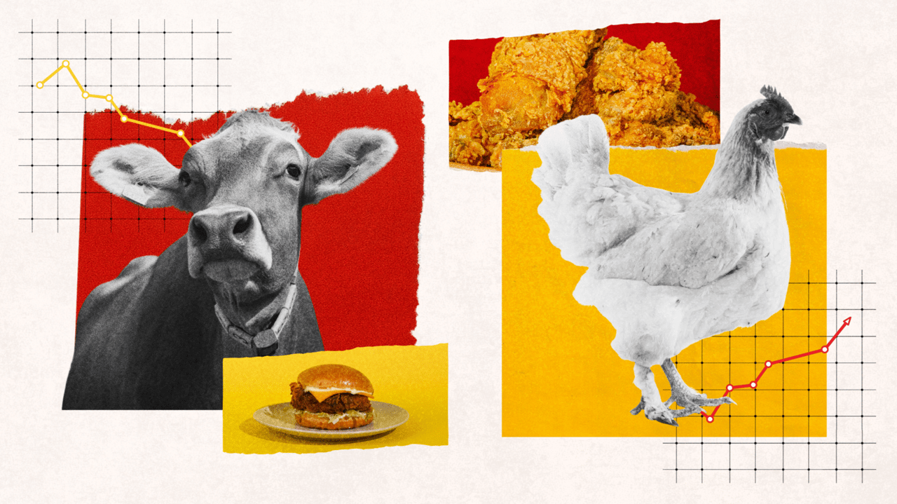 Beef's Price Gap With Chicken at Fast Food Narrows to Ten Beef's Price Gap With Chicken at Fast Food Narrows to Ten Cents