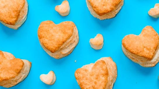 Biscuit Belly Spreads Love with Heart-Shaped Biscuits