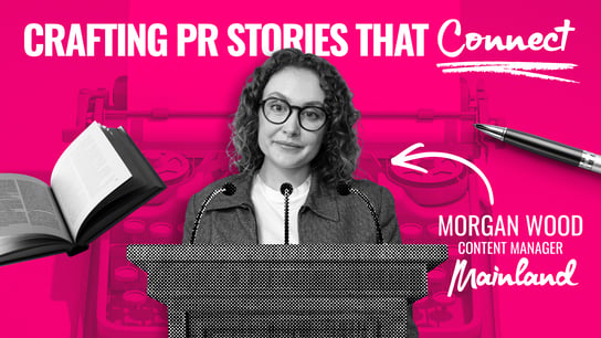 image of morgan wood, content manager at mainland, pr methods at mainland