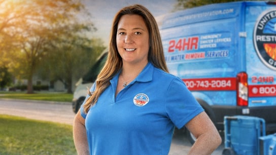 image of Chrissy Gregory from United Water Restoration Group executive-turned-franchise owner