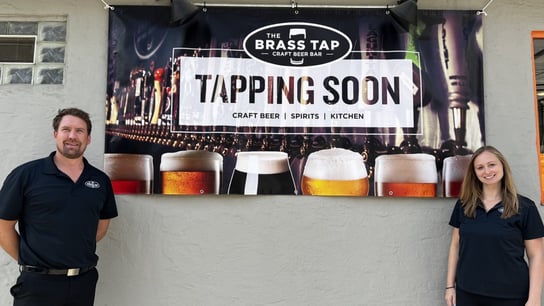 Brass Tap Coming soon - Izak and Danielle Du Plooy
