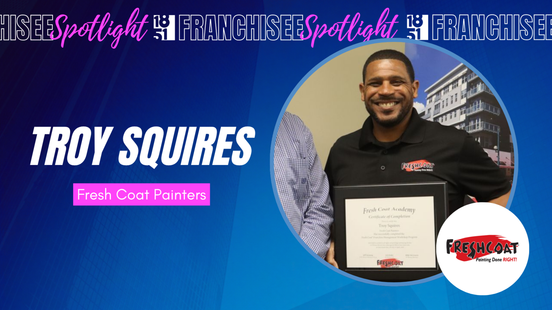 image of Troy Squires franchise owner of  freshcoat painters of St. Louis Missouri