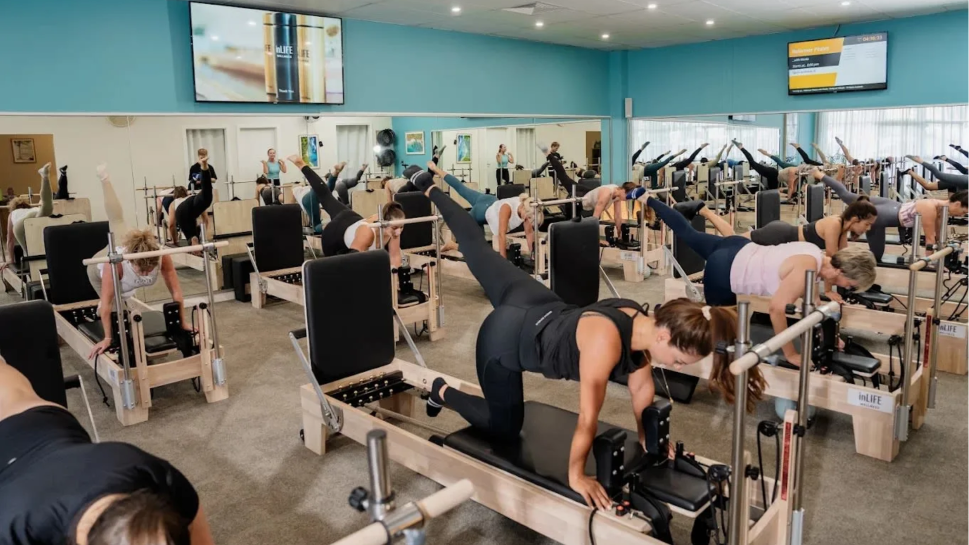 image of inLIFE Wellness franchise pilates class