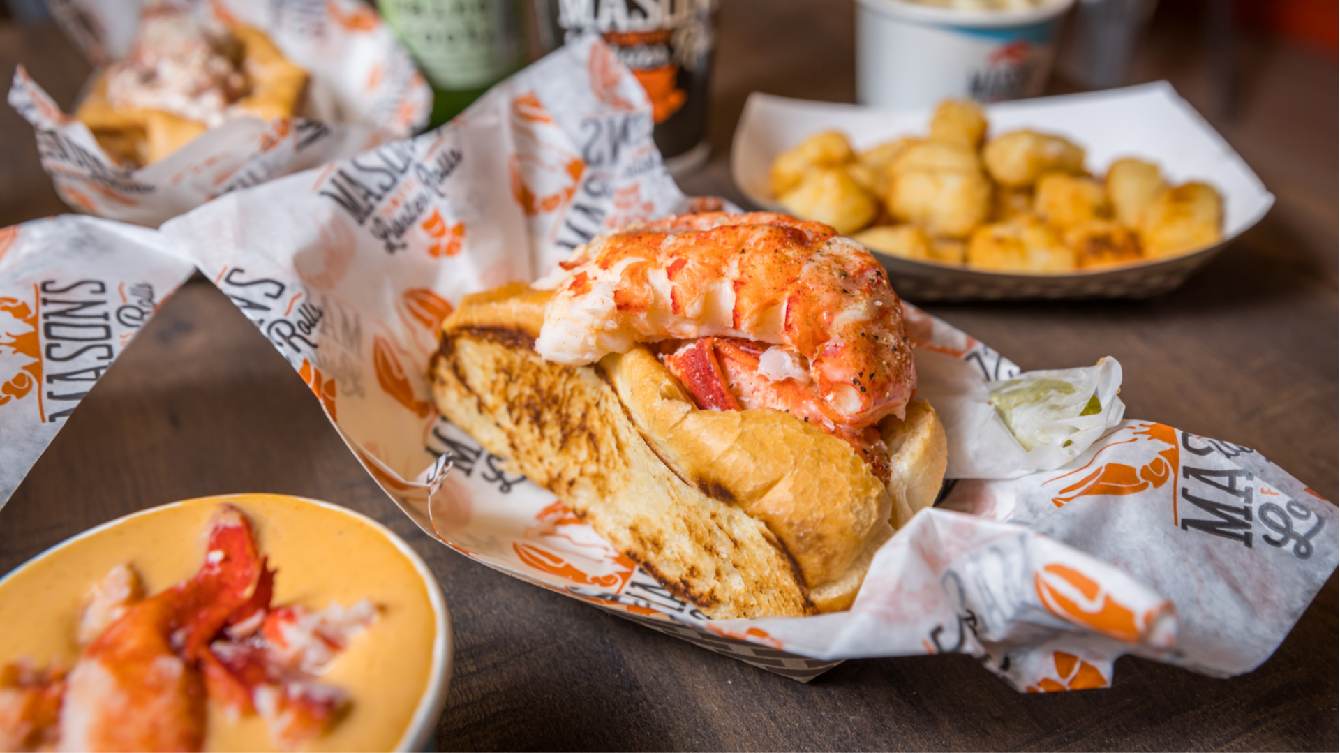 image of lobster rolls from mason's famous lobster rolls franchise