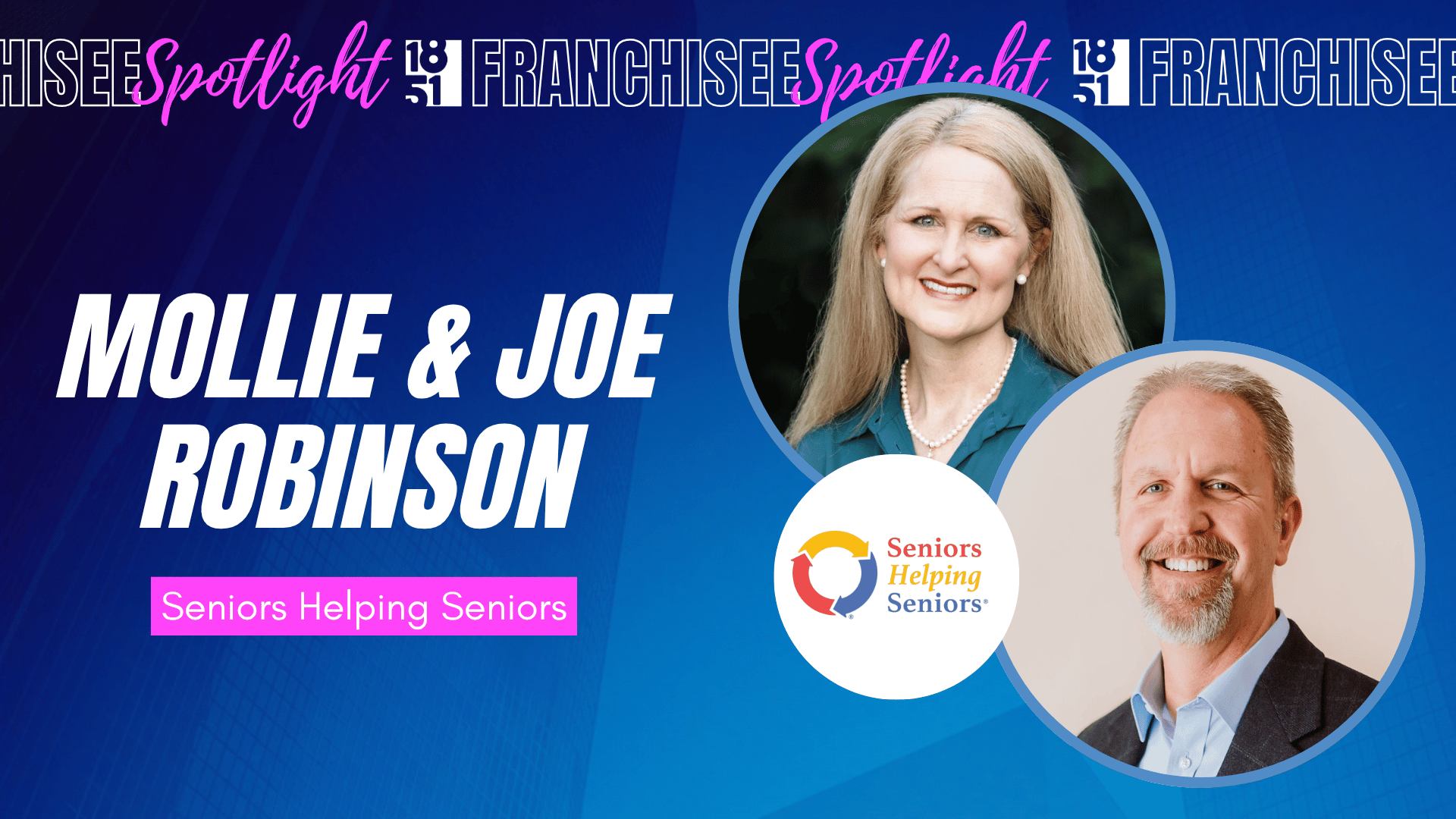 Image of Mollie robinson and joe robinson from seniors helping seniors franchise Montgomery Alabama 
