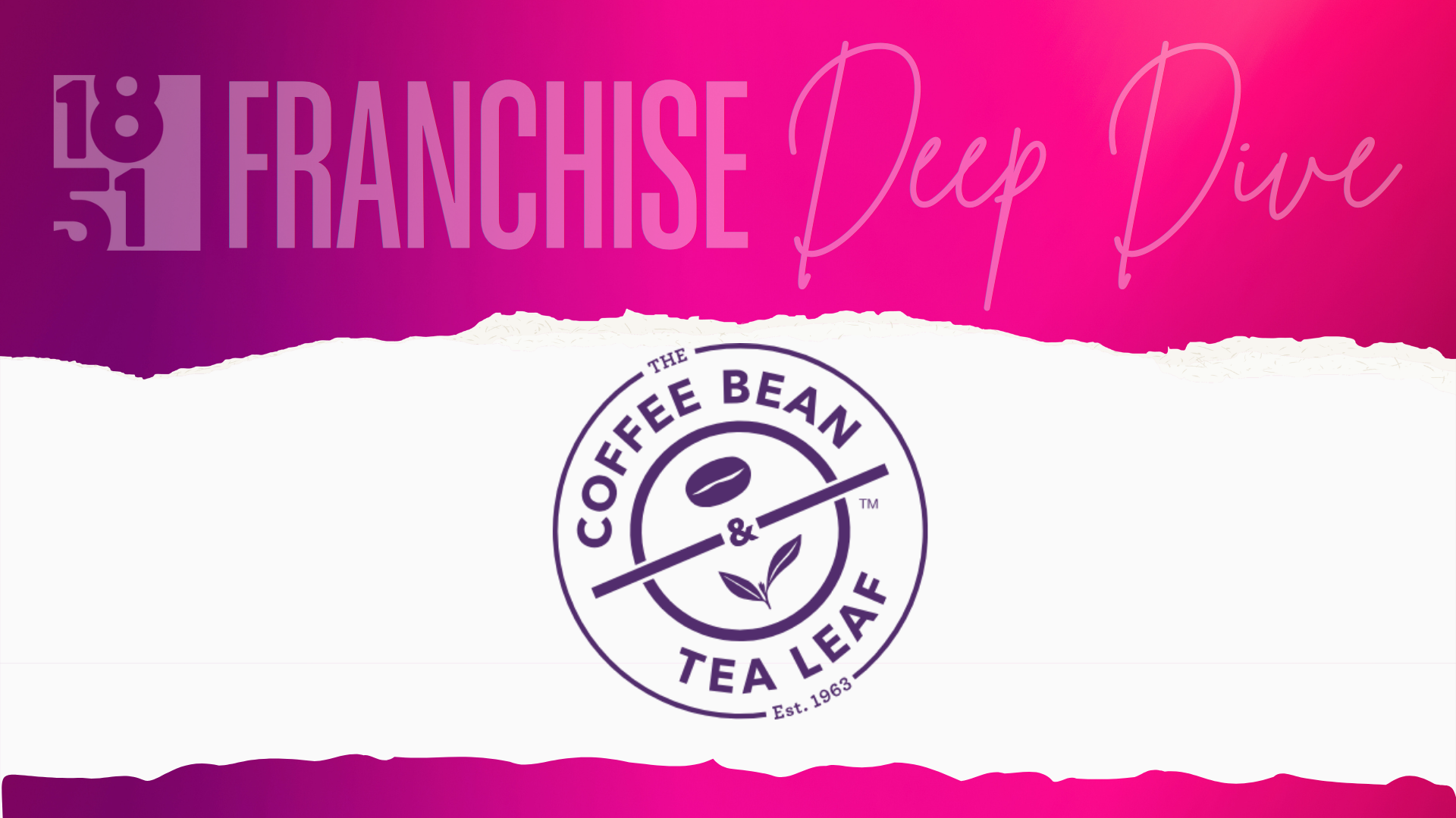 image of 1851 franchise deep dive on financials and fdd of the coffee bean and tea leaf franchise