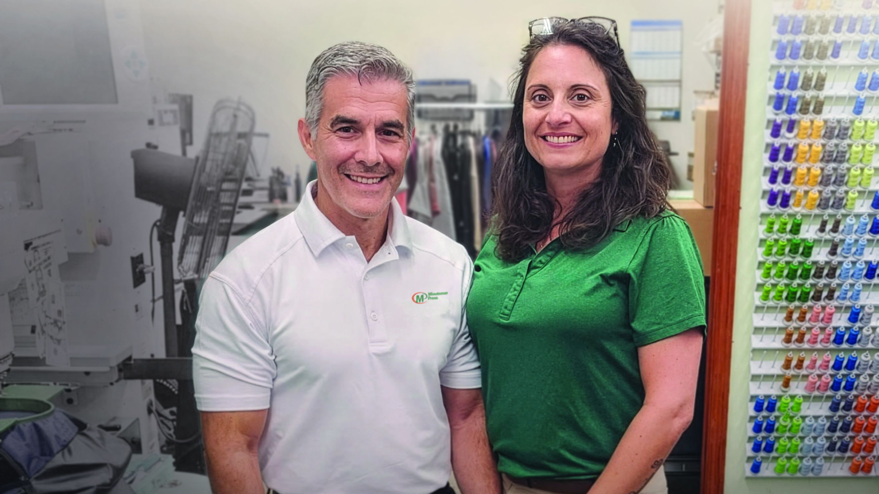 Jorge and Kathy Cruz, Owners, Minuteman Press Franchise, Concord, NC.