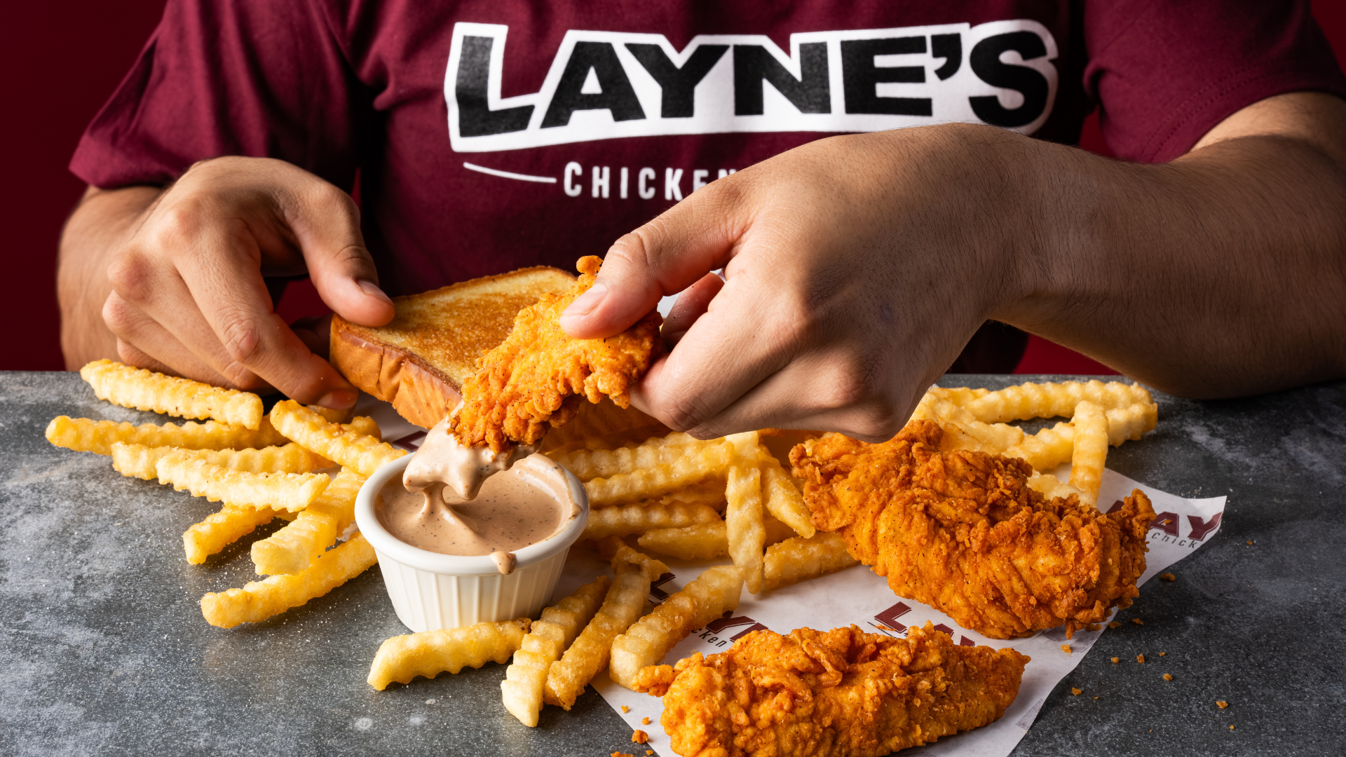 Layne’s Chicken Fingers Brings the Crunch to Downtown Houston with May 11th Grand Opening