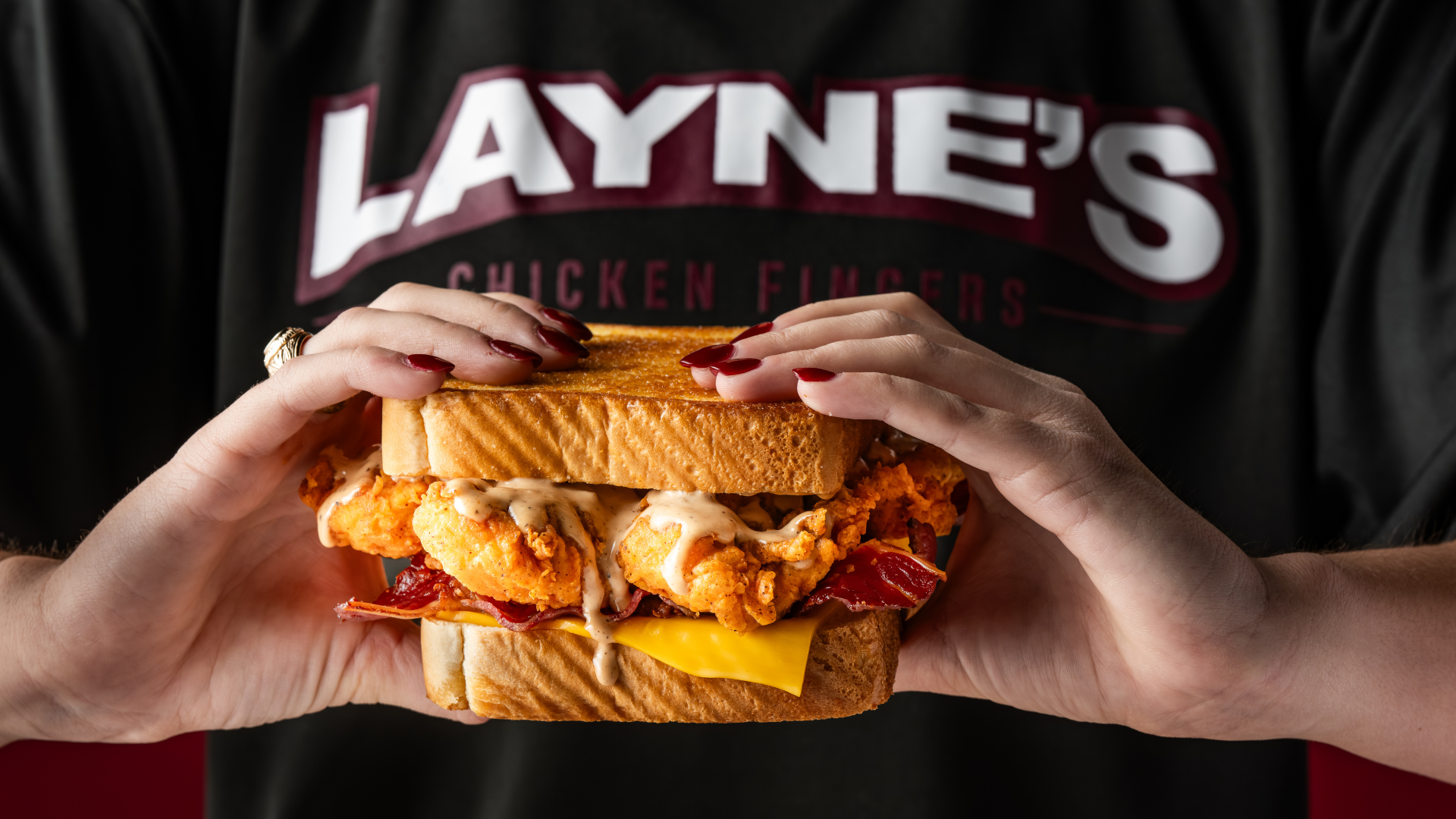 Photo of Layne's Chicken Fingers sandwich